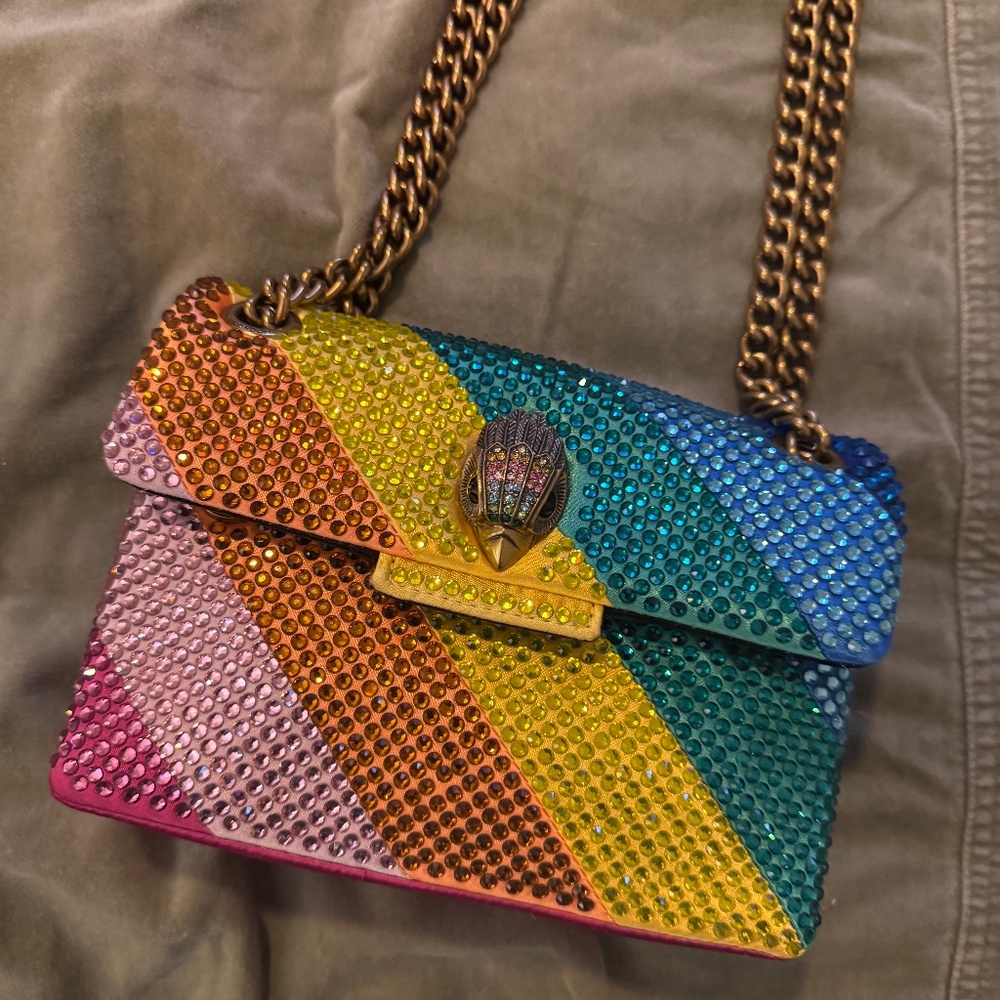 Kurt Geiger London Fabric Mini Kensington Rainbow – SOLD OUT